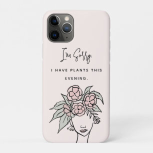 Schattige Blush Bezig met Mijn Planten Bloemenport Case-Mate iPhone Case