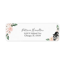 Schattige Blush Bloemige Halloween Bruiloft Feest