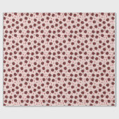 Schattige Blush Roze Liefdeslieveheersbeestje & Ro Cadeaupapier (Vlak)