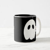 Schattige Boe! Ghostie Tweekleurige Koffiemok (Voorkant rechts)