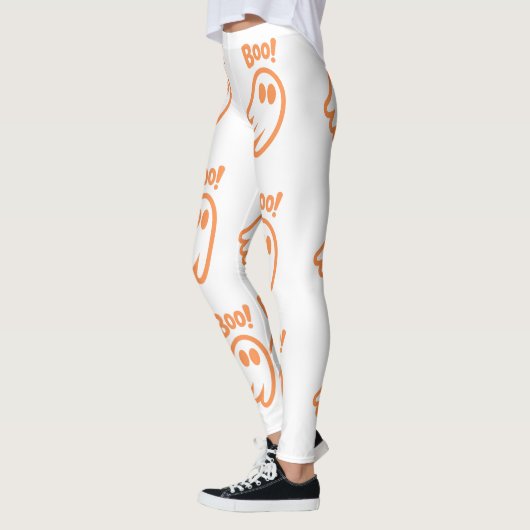 Schattige Boe! - Halloween ontwerp Leggings (Links)