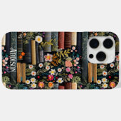 Schattige Boek en Wildflower Case-Mate iPhone Case (Achterkant (horizontaal))