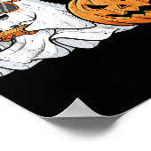 Schattige boek met zonnebrillen spelen spel grappi poster (Hoek)