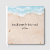 Schattige boek voor een bruiloft gebruikt om klein (Voorkant)