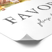 Schattige Boerderij Animal Barn Favors Sign Poster (Hoek)