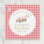Schattige Boerderij Animal Barnyard Baby shower Bedankjes Labels (Voorkant)