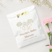 Schattige Boerderij Barn Baby shower Bedankzakje (Gezegeld)