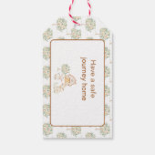 Schattige Boerderij Barn Baby shower Cadeaulabel (Achterkant)