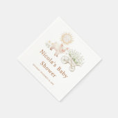 Schattige Boerderij Barn Baby shower Servet (Hoek)