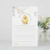 Schattige Boerderij Chick Floral advies voor moede (Staand voorkant)