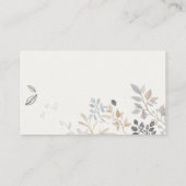 Schattige Boerderij Chick Floral Display Douche Ba Informatiekaartje (Achterkant)