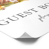 Schattige Boerderij Dierenstal Baby shower Gastboe Poster (Hoek)