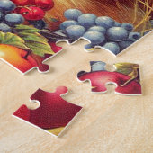 Schattige Boerderij Dog Painting Legpuzzel (Zijkant)
