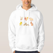 Schattige Boerderij en huisdieren Hoodie (Voorkant)