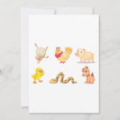 Schattige Boerderij en huisdieren Kaart (Voorkant)