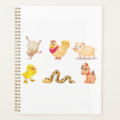 Schattige Boerderij en huisdieren Planner (Voorkant)