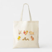 Schattige Boerderij en huisdieren Tote Bag (Achterkant)