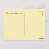 Schattige Boerderij Fresh Honey voeg berichtlevera Briefkaart (Achterkant)