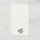 Schattige Boerderij Koe Foliage Display Douche Bab Informatiekaartje (Achterkant)