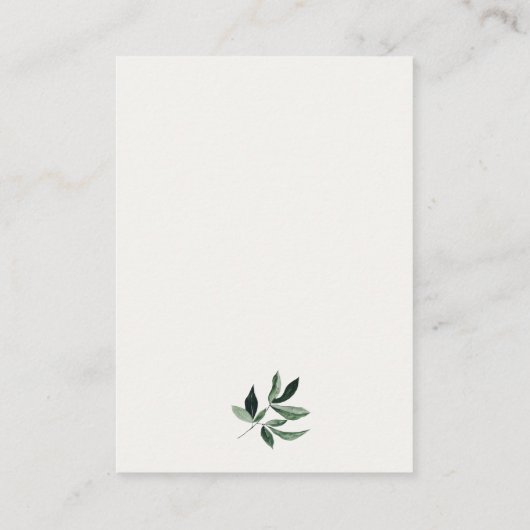 Schattige Boerderij Koe gebladerte boeken voor Bab Informatiekaartje (Achterkant)