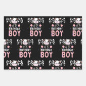 Schattige Boerderij Koe: Moeder van de Verjaardag  Inpakpapier Vel (Voorkant 2)