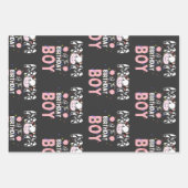 Schattige Boerderij Koe: Moeder van de Verjaardag  Inpakpapier Vel (Voorkant)