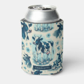  Schattige Boerderij Koe Naadloos Blikjeskoeler (Blikje Achterkant)