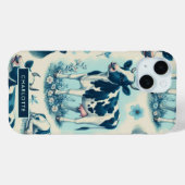  Schattige Boerderij Koe Naadloos Case-Mate iPhone Case (Achterkant (horizontaal))