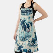  Schattige Boerderij Koe Naadloos Schort (Insitu)