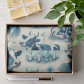  Schattige Boerderij Koe Naadloos Tissuepapier (Geschenk)