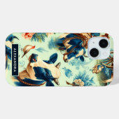 Schattige Boerderij Koe Waterverf Schilderen Case-Mate iPhone Case (Achterkant (horizontaal))
