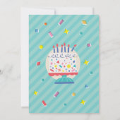 Schattige Boerderij Party Animal Birthday Invitati Kaart (Achterkant)