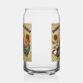 Schattige boerderij Sweet Farmhouse Blikvorm Glas (Rechts)