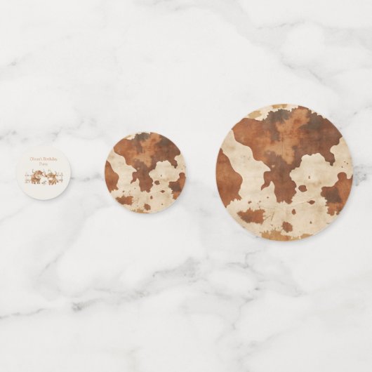 Schattige Boerderij Thema Verjaardagsfeest voor Jo Confetti (Achterkanten)