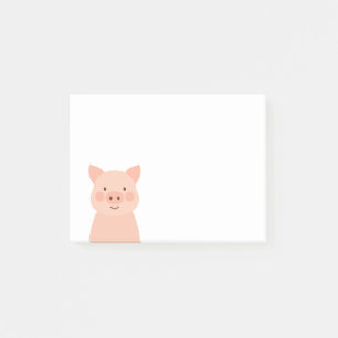 Schattige Boerderij van varkens Dierengezicht Post-it® Notes