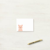 Schattige Boerderij van varkens Dierengezicht Post-it® Notes (Op bureau)