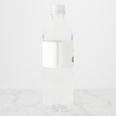 Schattige Boerderij Varkenstractor Verjaardagsfees Waterfles Etiket (Achterkant)