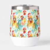 Schattige Boerderij Waterverf kippen (Voorkant)