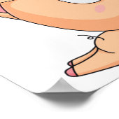 Schattige boerderijdieren hebben plezier poster (Hoek)