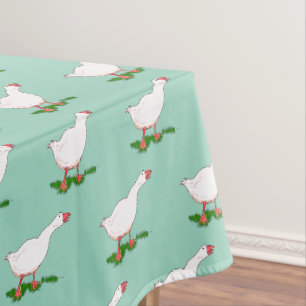 schattige boerderijen gans tafelkleed
