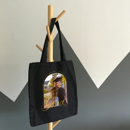 Schattige BOHO afgestudeerde met gouden boogfoto e Tote Bag