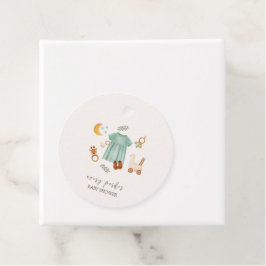 Schattige Boho Baby Meisje Kleding Baby shower Bedankjes Labels