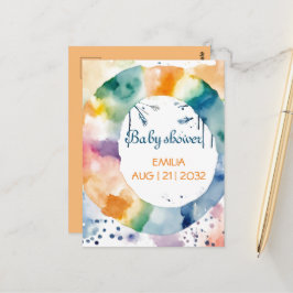 Schattige BOHO Baby shower Custom Briefkaart