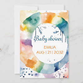 Schattige BOHO Baby shower Custom Kaart