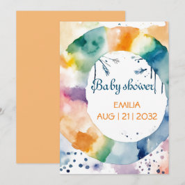 Schattige BOHO Baby shower Custom Kaart
