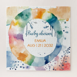 Schattige BOHO Baby shower Custom Legpuzzel