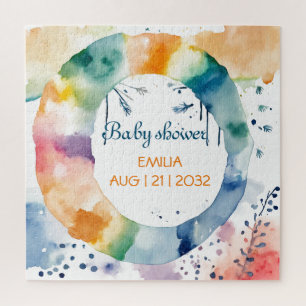Schattige BOHO Baby shower Custom Legpuzzel