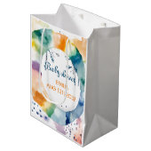 Schattige BOHO Baby shower Custom Medium Cadeauzakje (Voorkant Gekanteld)