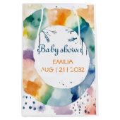 Schattige BOHO Baby shower Custom Medium Cadeauzakje (Voorkant)
