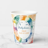 Schattige BOHO Baby shower Custom Papieren Bekers (Voorkant)
